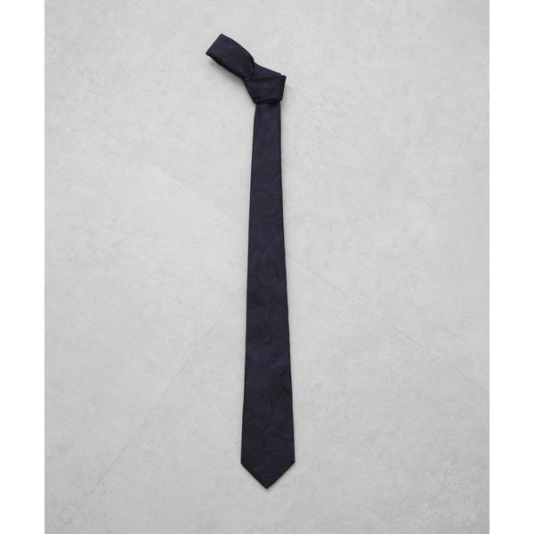 京都ウォッシャブルシャドーペイズリーネクタイ