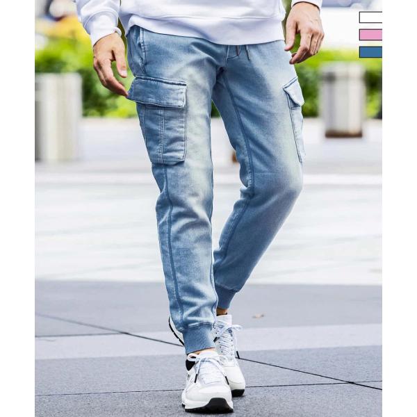 【WEB/直営店限定】1PIU1UGUALE3 RELAX カラージョグカーゴパンツ