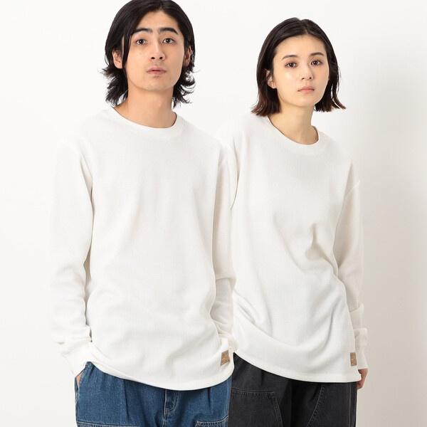 裏起毛ワッフル長袖Ｔシャツ