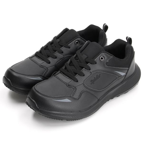 スパイラー 軽量 幅広 5E シンプル モノトーン ワーク カジュアル スニーカー JMS-1835