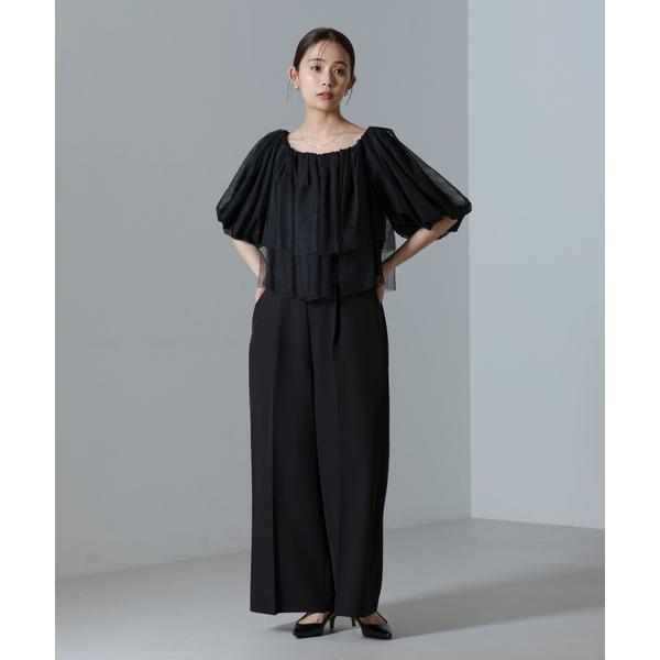 troisiemechaco／TULLE DOUBLECLOTH セットアップパンツ