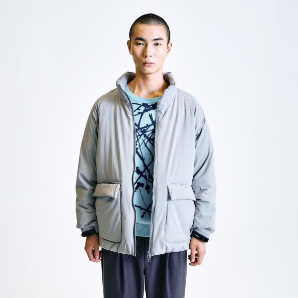 City Ambient Products:〈撥水〉ダブルポケット 中綿 スタンドカラー ブルゾン