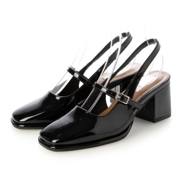 【24秋冬新作】スクエアバックバンドメリージェーンパンプス IX5538