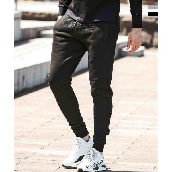 1PIU1UGUALE3 RELAX スパークリングロゴロングパンツ