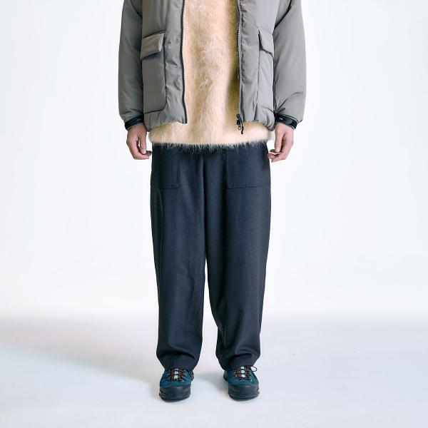City Ambient Products: ウールライク ベイカー パンツ (セットアップ対応)