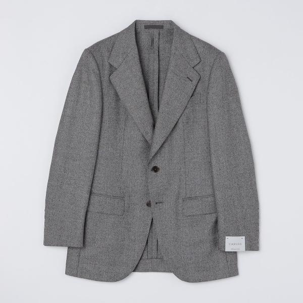 【SHIPS別注】CARUSO: AIDA ワイドラペル ピンヘッド ジャケット