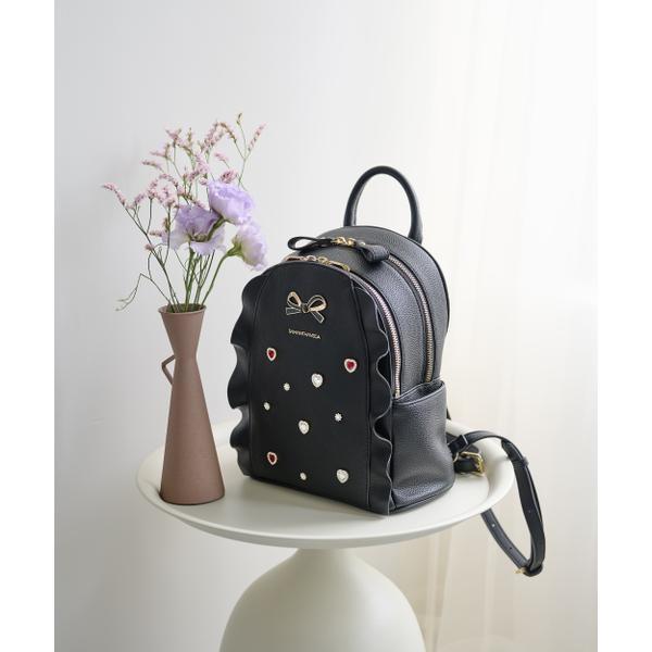 ビジューフラッターリュック