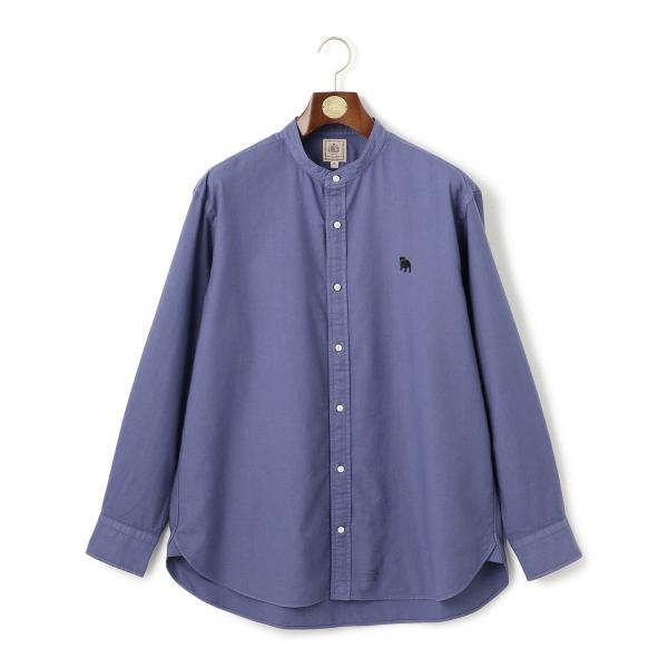 【KING SIZE】【大人気バックブル】バンドカラー オックスフォードガーメントダイシャツ