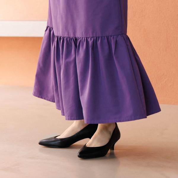 卑弥呼の神パンプス◇【WEB限定】アシンメトリーポインテッドトゥパンプス/640002