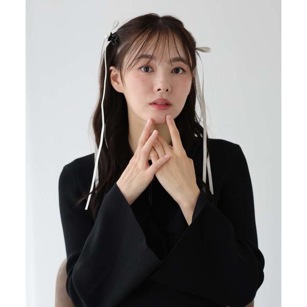 ロングリボンヘアクリップ