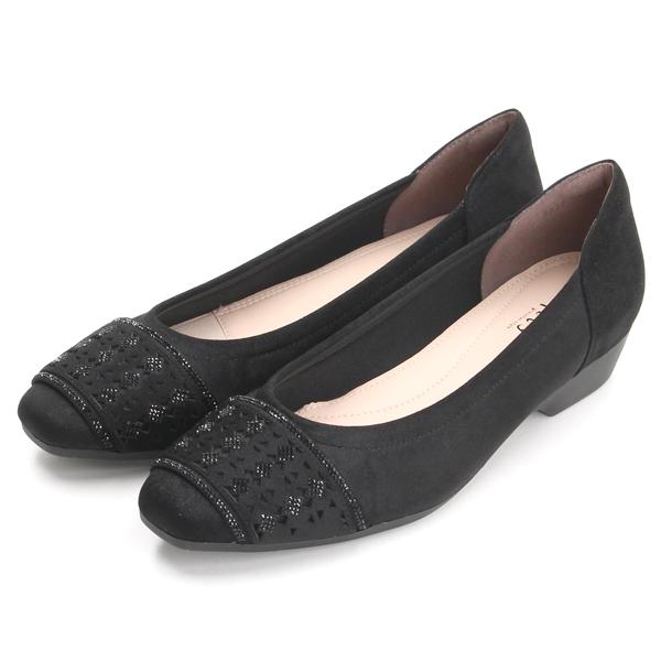 レーザーカットモチーフカッターパンプス