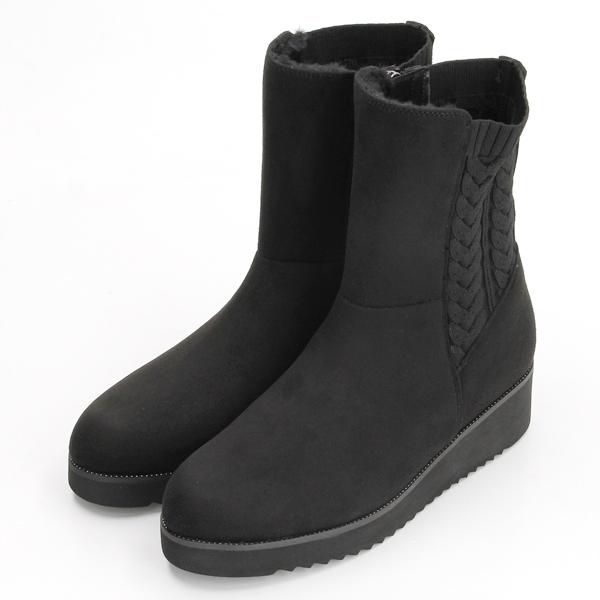 バックニットショートブーツ