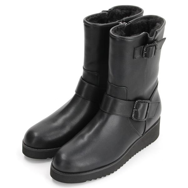 厚底エンジニアブーツ