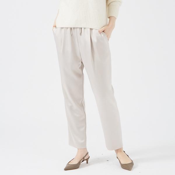アセテートサテンドロストパンツ