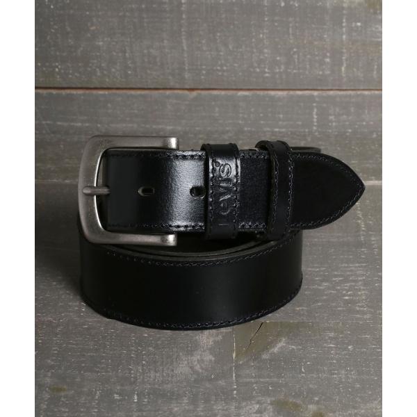 【サイズ調整可能】 40mm 本革 ダブルループ ギャリソンレザーベルト