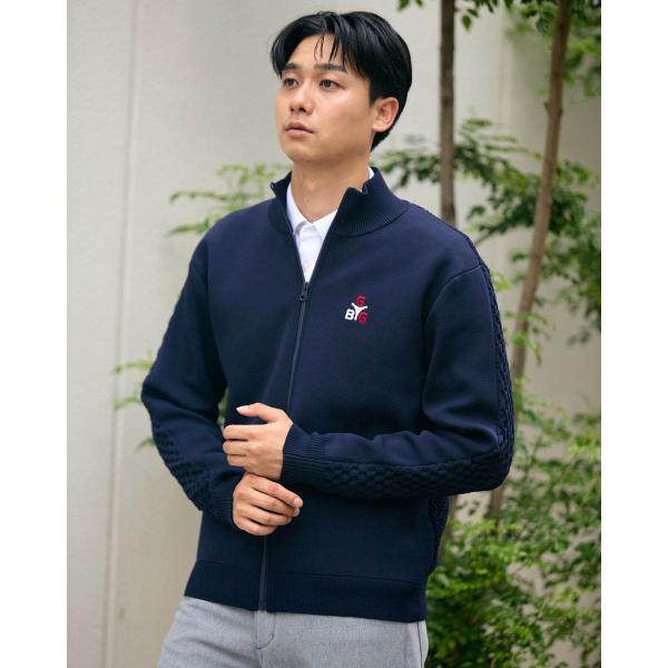 SPIKEニットジャケット　【GBGOLF】