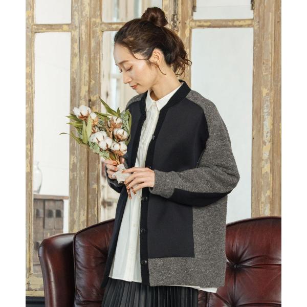 【大きいサイズ】 9号・15号 イタリアンエアリー×ダンボールブルゾン