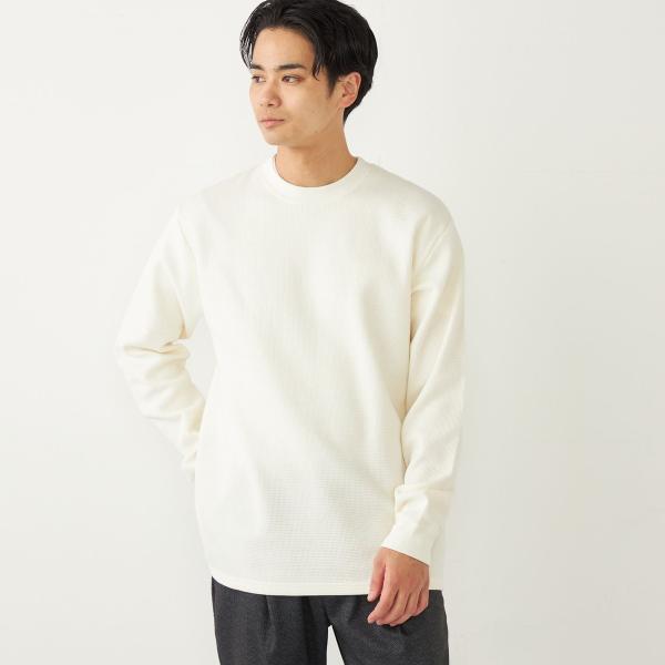 SHIPS Colors:USAコットン  サーマル ロングスリーブ◇