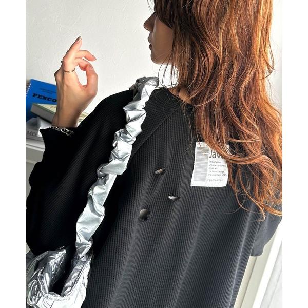 《Javaジャバコラボ》今シーズン大注目！バックJavaネーム付きダメージワッフルロンT