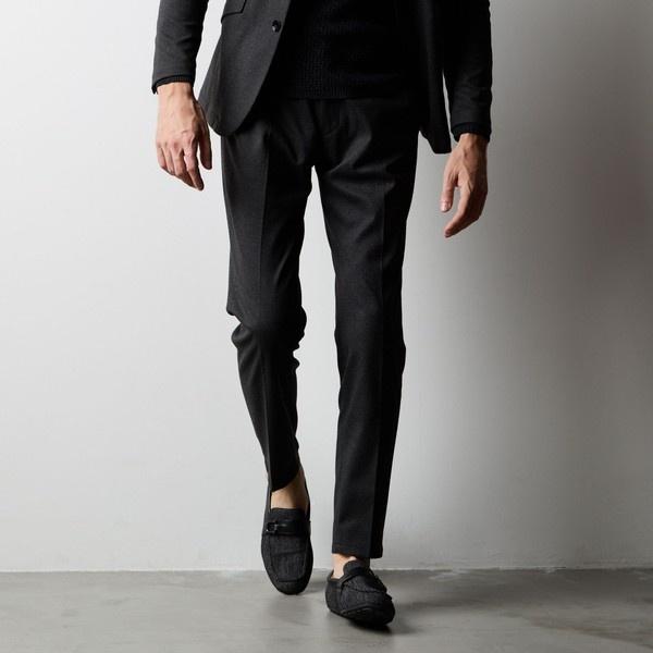 ウール調ジャージーイージースラックス