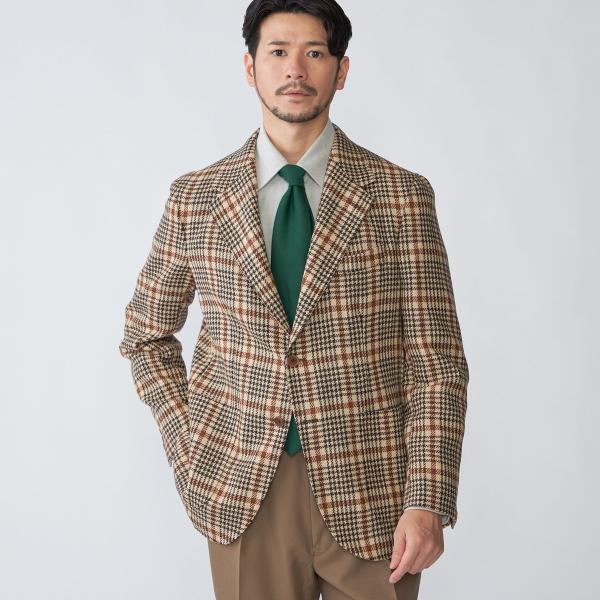 【 SHIPS別注】Errico Formicola: ウール チェック ジャケット