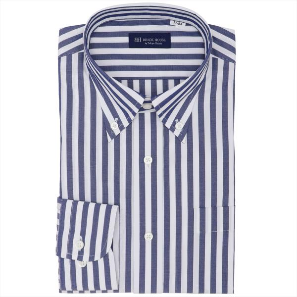 ボタンダウンカラー 長袖 形態安定 ワイシャツ