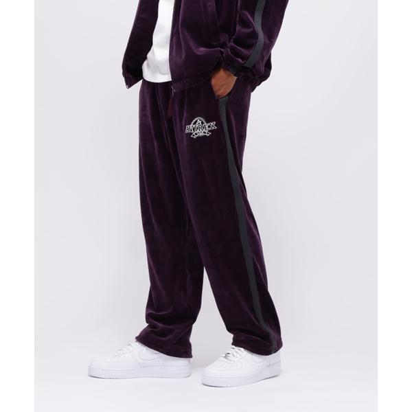 《WEB＆DEPOT限定》VELOUR TRACK PANTS ／ ベロア トラックパンツ