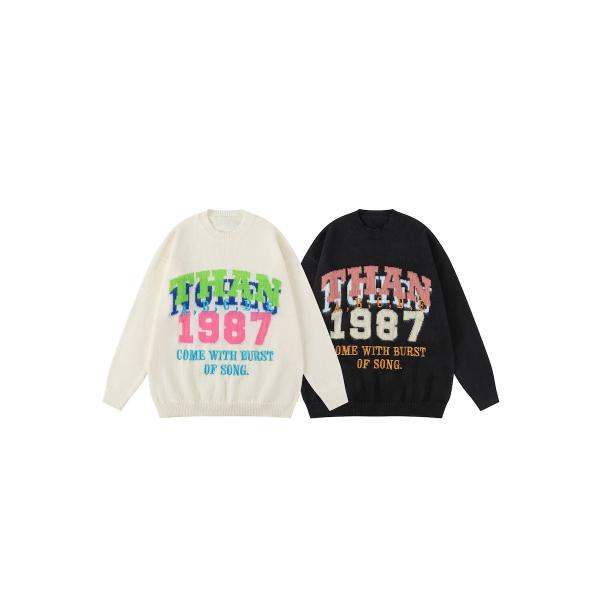 HOOK -select-　アメカジ英字ニットプルオーバー