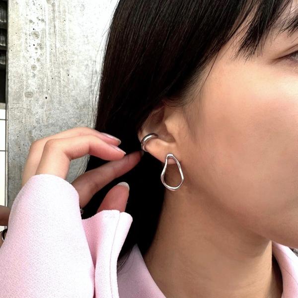 【Nina＆Jules】オイスターシルバーピアス