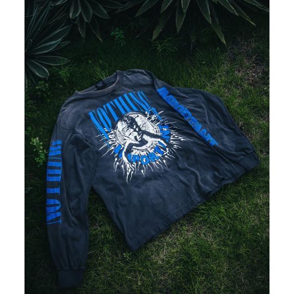 SAINT MICHAEL／セントマイケル／KK_LS TEE／NOTHING IMP／BLACK