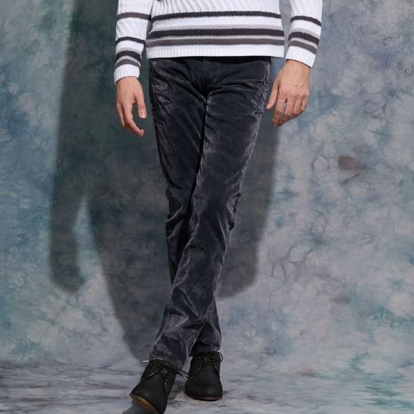 フロッキープリントデニムパンツ