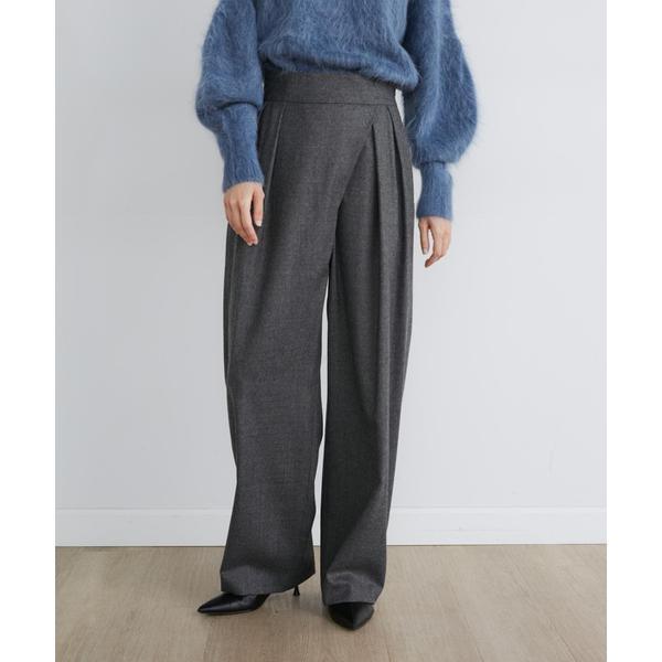 ウールサキソニーラップパンツ《la veille by SUPERIOR CLOSET》