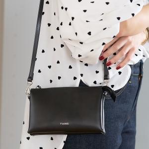 YAHKI（ヤーキ） YH-808 SHOULDER BAG_BLACK ショルダーバッグ レザー