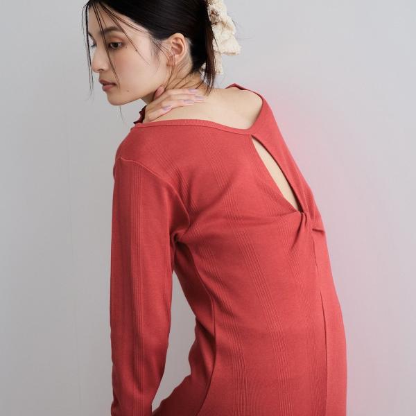 【Miller】VIS別注モデルバックオープンカットワンピース【洗える】