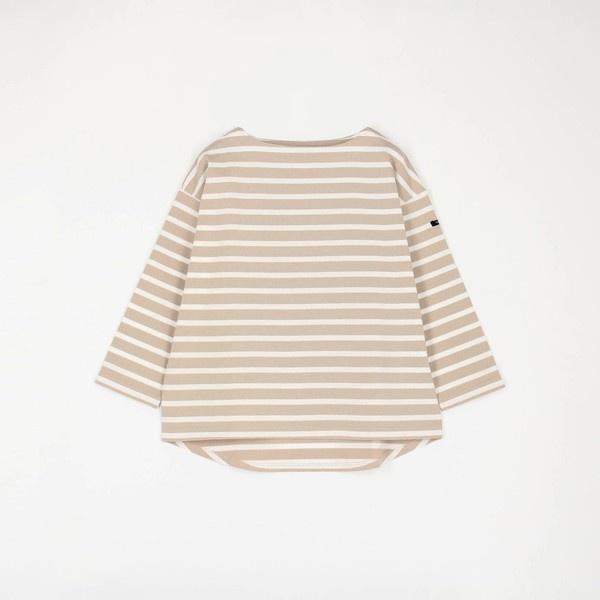 【日本製】　デラヴェ天竺　ボーダーカットソー