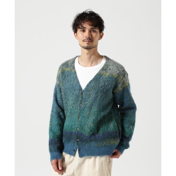 YOKE／ヨーク／KID MOHAIR WOOL BRUSHED TREE JAQUARD CARD