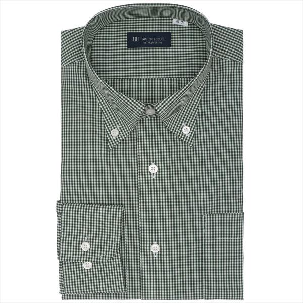 ボタンダウン 長袖 形態安定 ワイシャツ