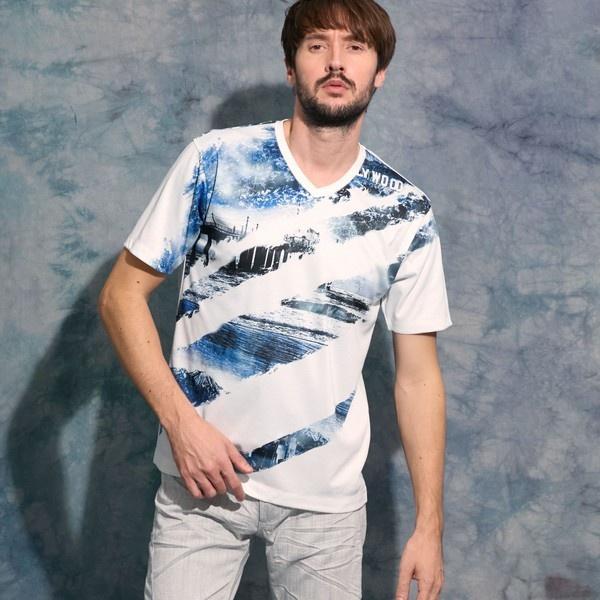 フォトラインアラカルトVネック半袖Ｔシャツ