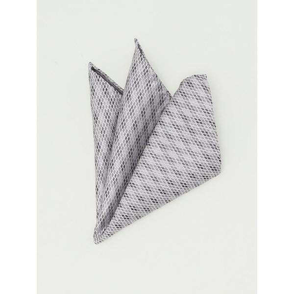 レノマ オム シルク マイクロアーガイル チーフ