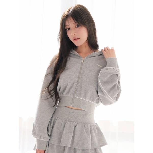 ラメスウェットパーカー