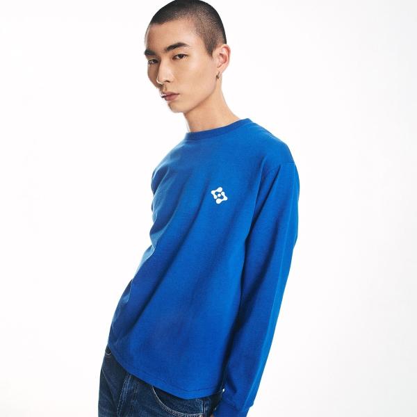 City Ambient Products: スタンダード ロゴ プリント ロングスリーブ Tシャツ