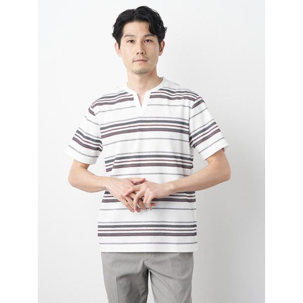 ブロックボーダー半袖Ｔシャツ