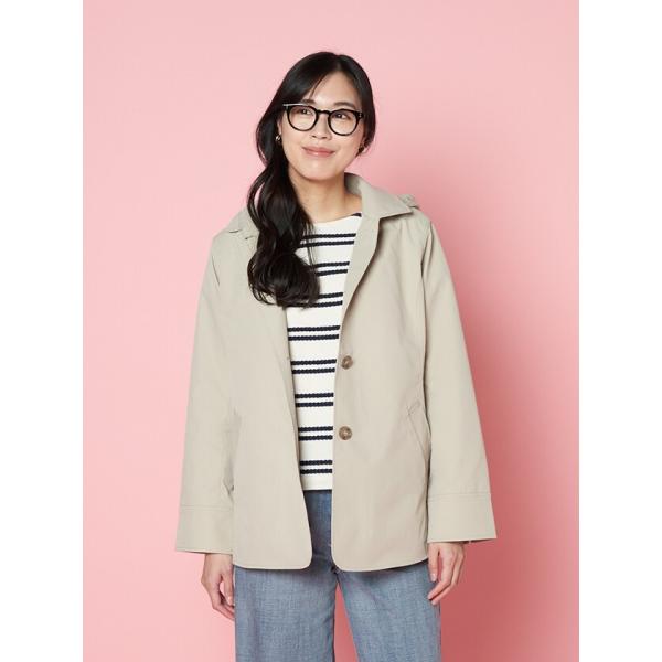 クリアショートフーディジャケット