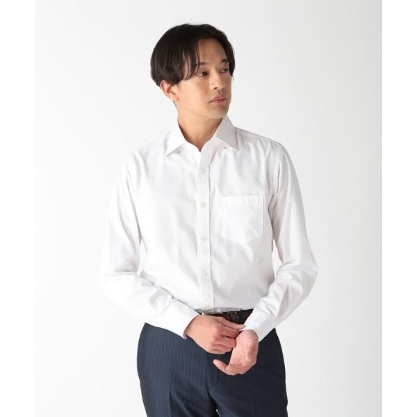 ＜イージーケア＞スナップダウンビジネスシャツ