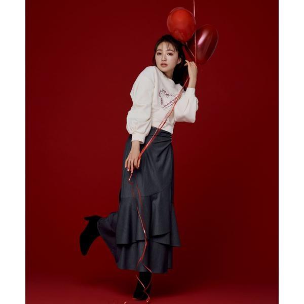 ドレープティアードスカート