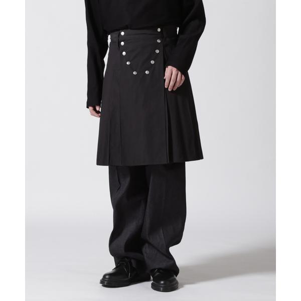 BIBLIOTHERK／ビブリオテーク／GERMAN PLEATED SKIRT