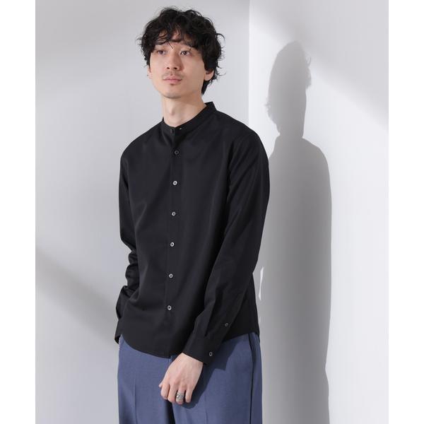 スタンダードバンドカラーシャツ／長袖