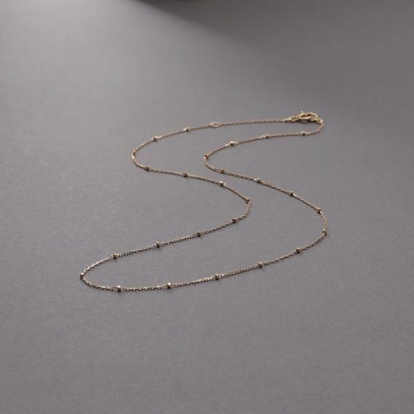 K10スキニーネックレス スタッドケーブル
