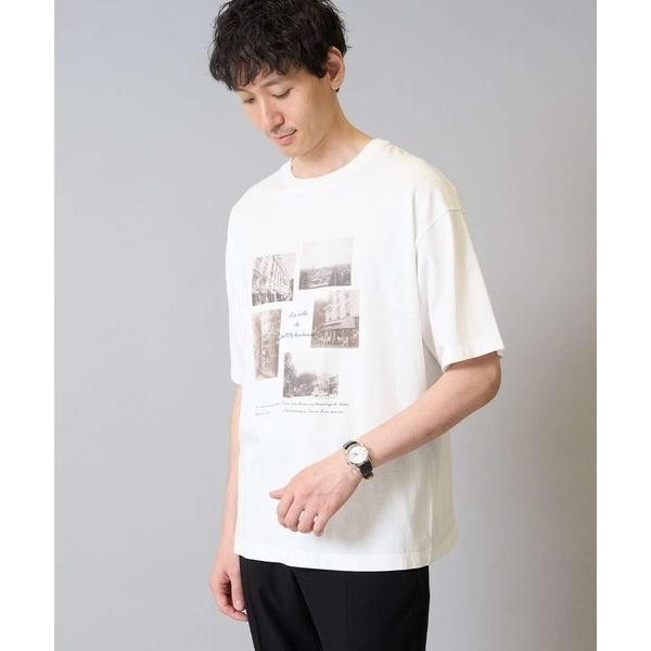 【接触冷感】フォトプリントワイドシルエットカットソー