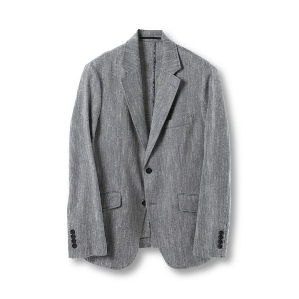 リネン調スラブメランジジャケット